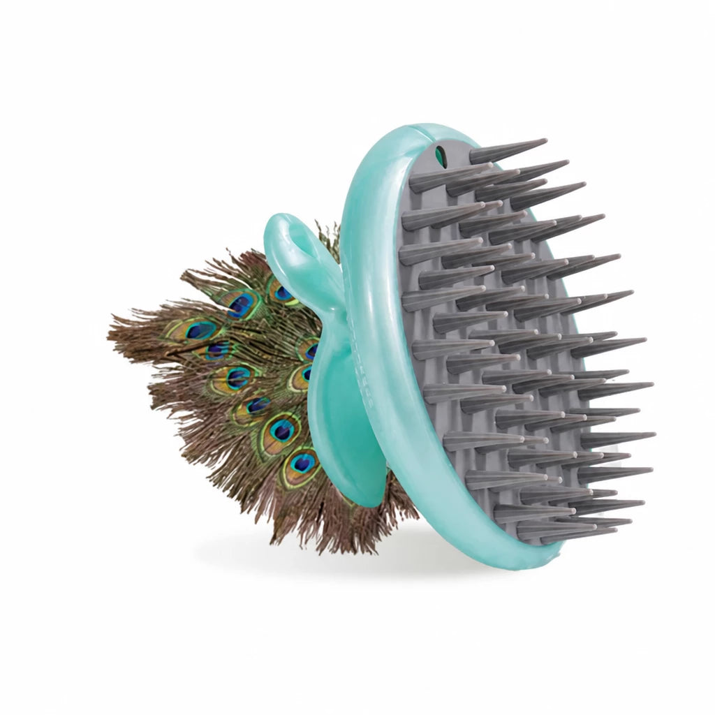 TPE Pet Bath and Massage Brush — style view