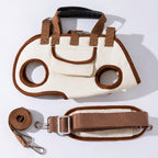 Horizontal Leg-Out Pet Carrier with Padded Shoulder Strap shown in the product photo