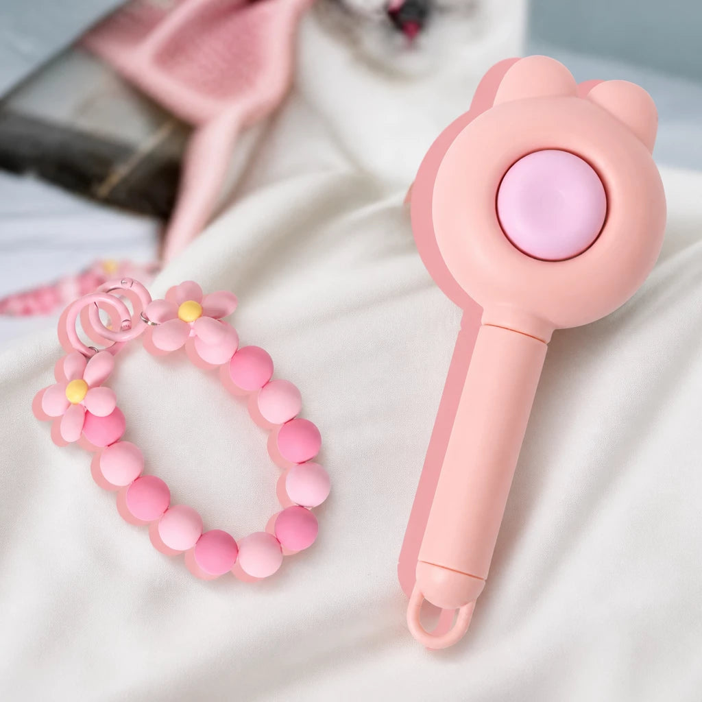 Self-Cleaning Pet Grooming Brush — style view