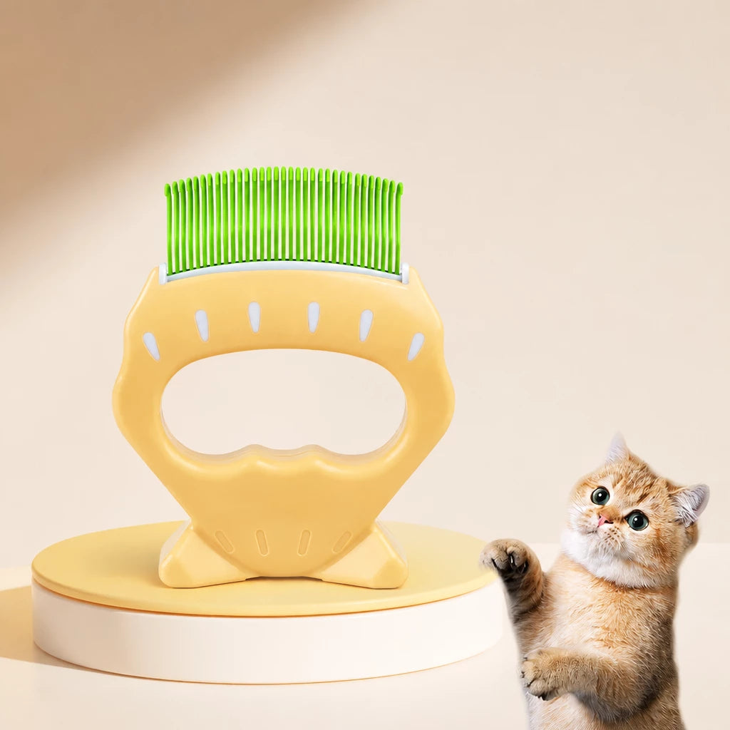 Shell Pet Grooming Comb — style view