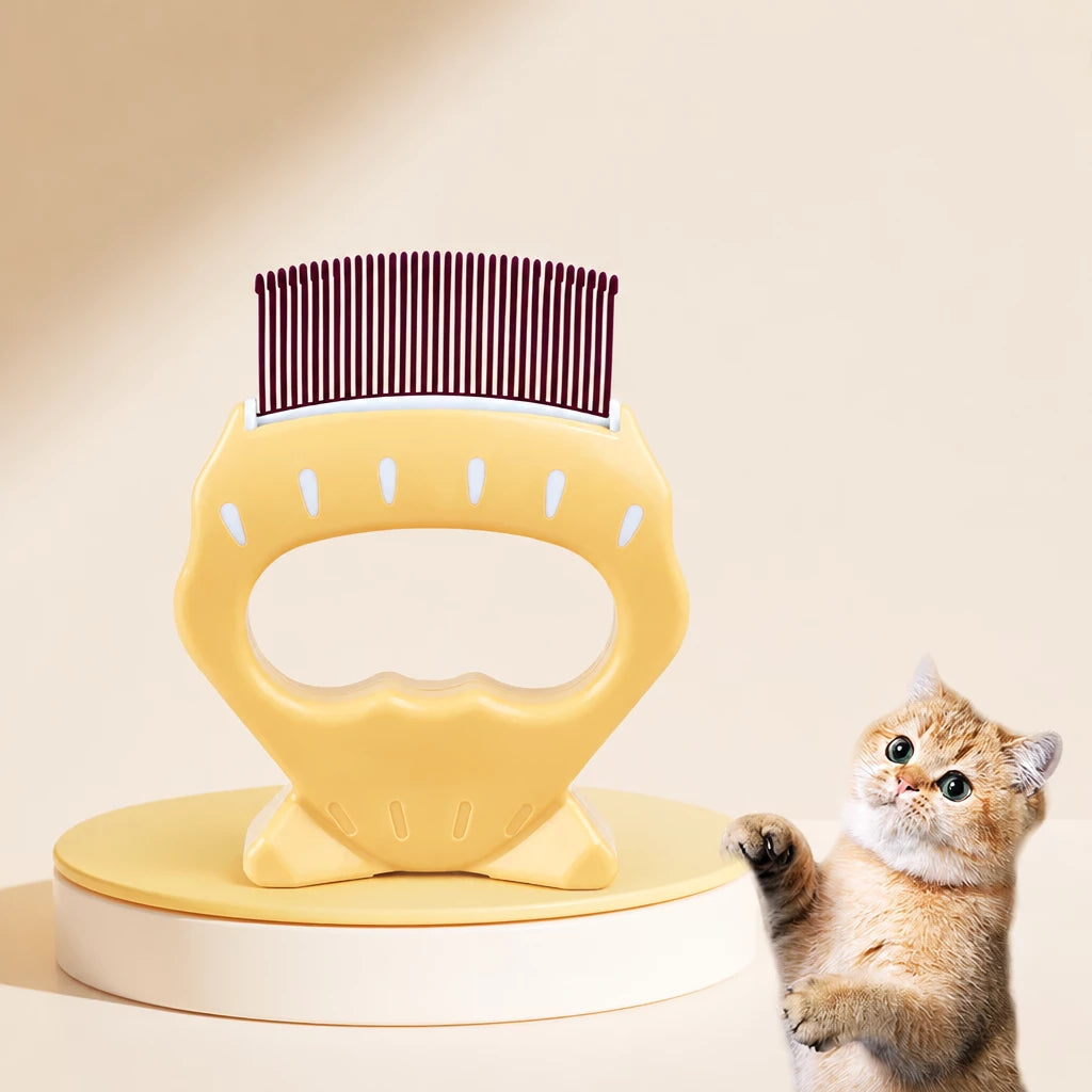 Shell Pet Grooming Comb — style view