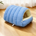 Semi-Enclosed Foam Pet Bed for Cats and Small Dogs