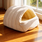 Semi-Enclosed Cat & Dog Bed with Removable Washable Cover