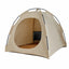 Portable Oxford Fabric Pet Tent Bed with Ventilation - S / Beige