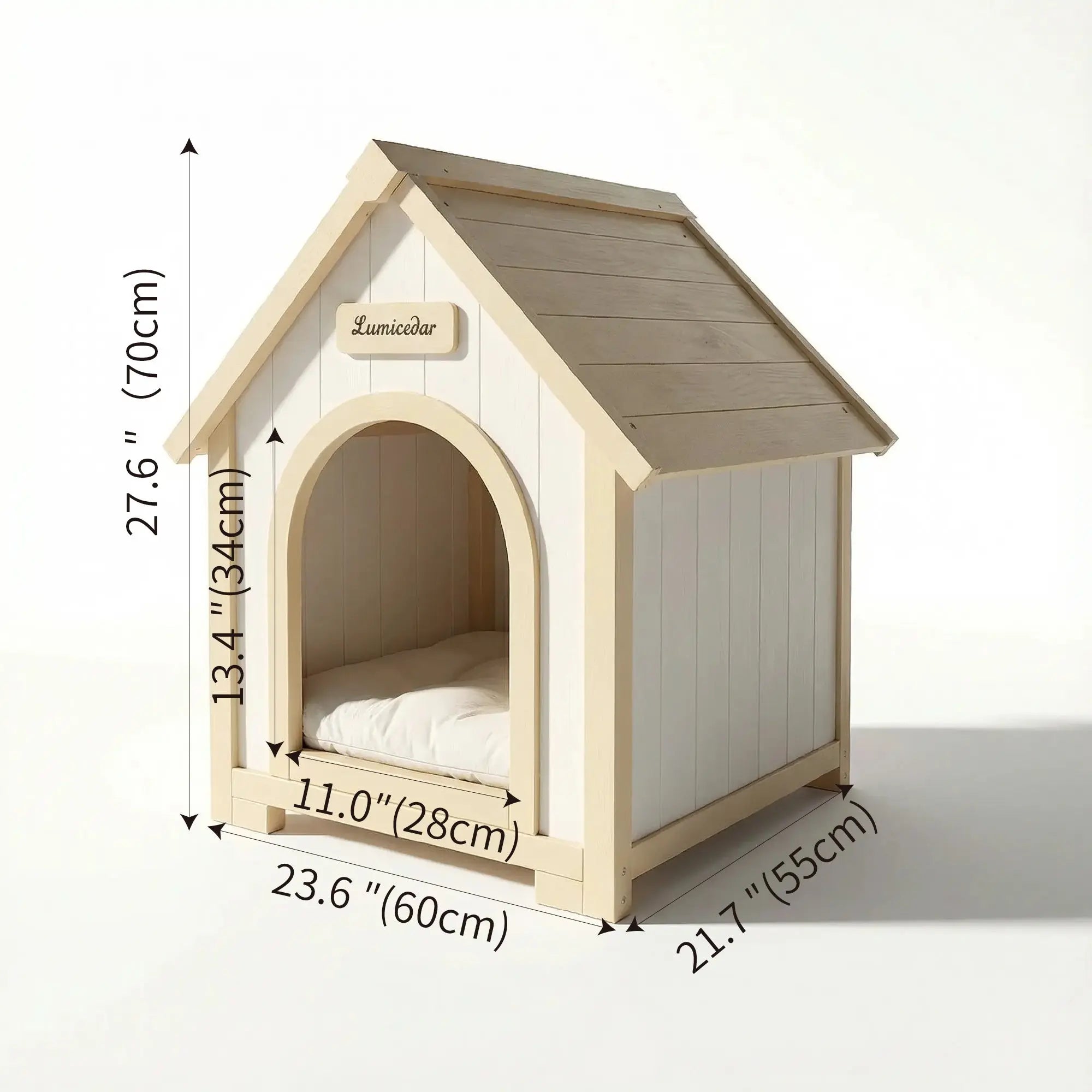 Indoor wooden pet house dimensions