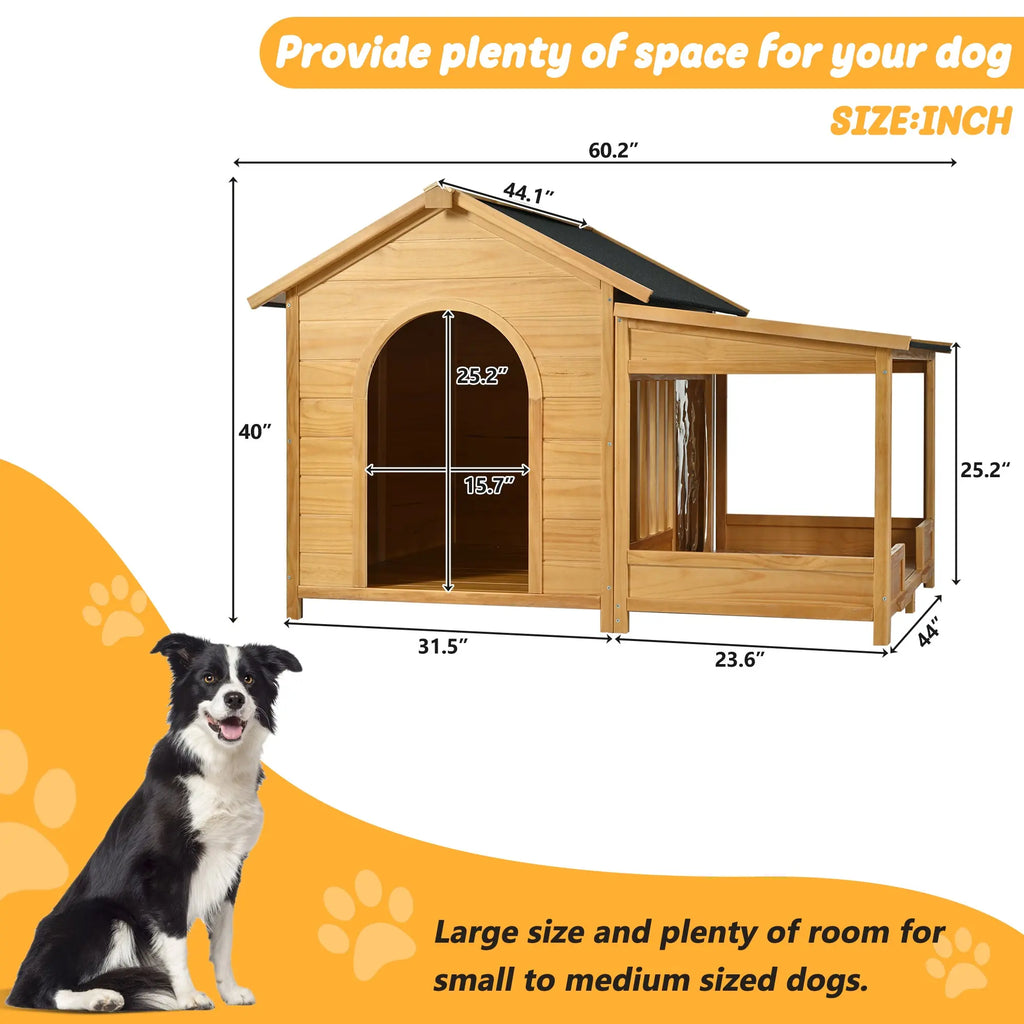 Large insulated dog house dimensions in inches
