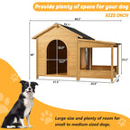 Large insulated dog house dimensions in inches