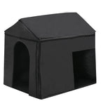 Removable black insulated dog house liner