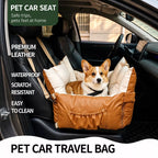 Faux Leather Pet Car Bed — design and construction details