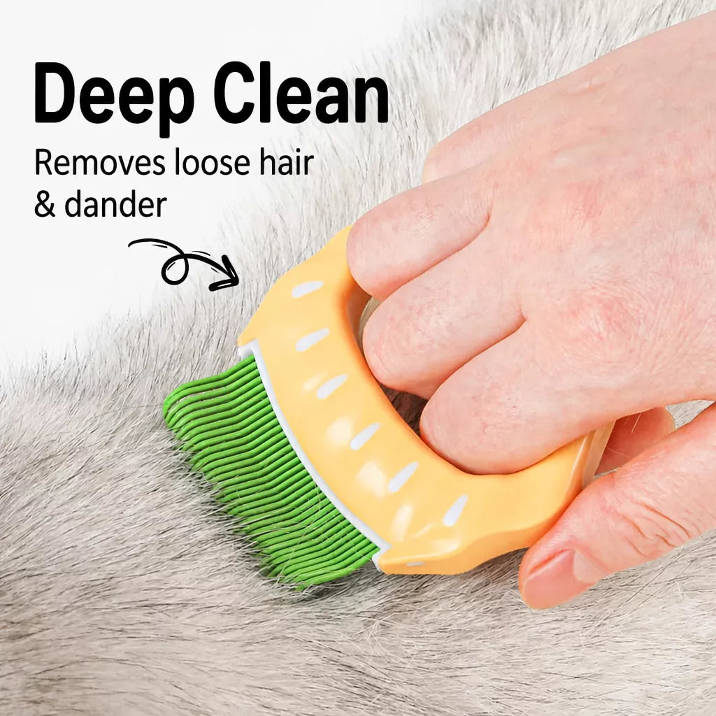 Shell Pet Grooming Comb — design and construction details