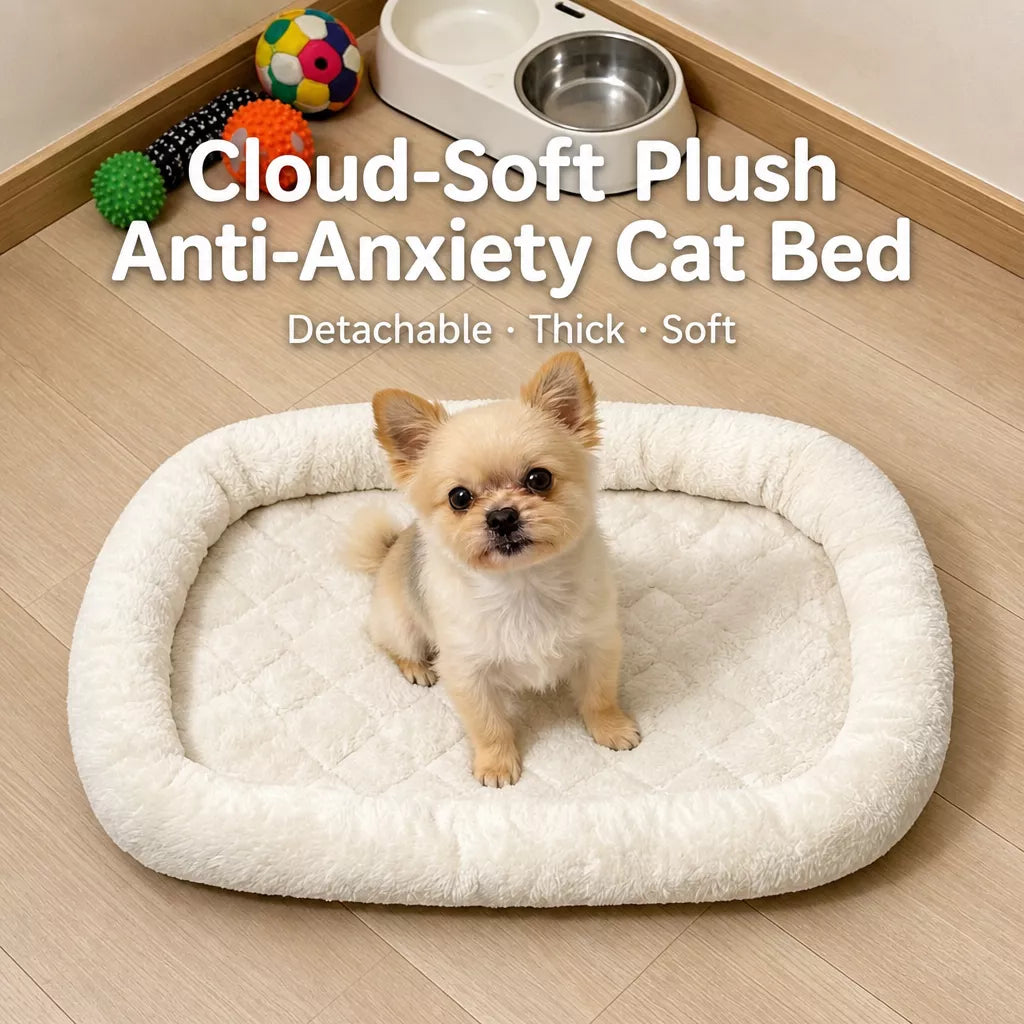 Quilted Plush Pet Bed — design and construction details