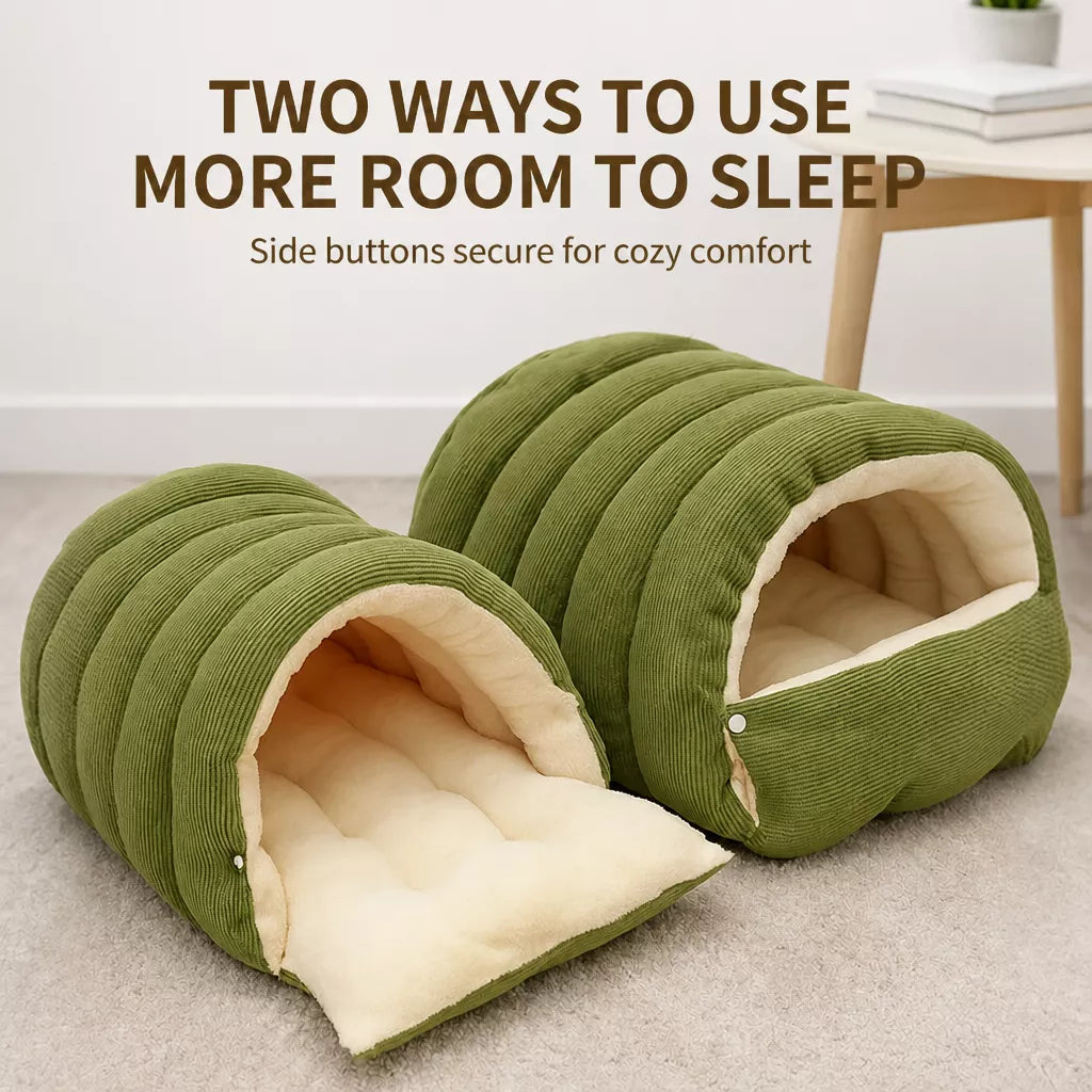 Semi-Enclosed Cat & Dog Bed with Removable Washable Cover Secondary image