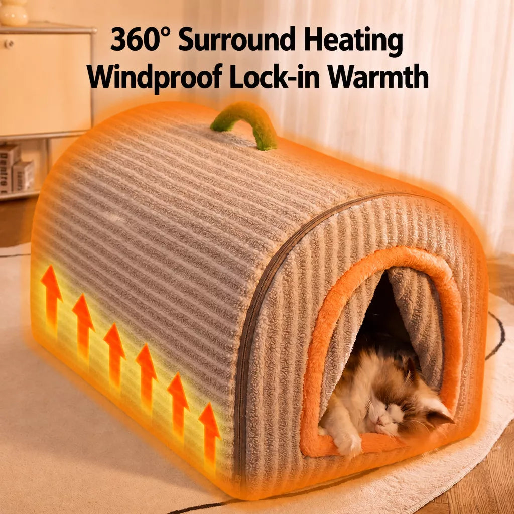 Enclosed Plush Pet House — design and construction details