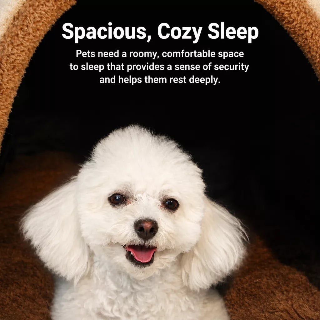 Fold-Flat Plush Pet House — design and construction details