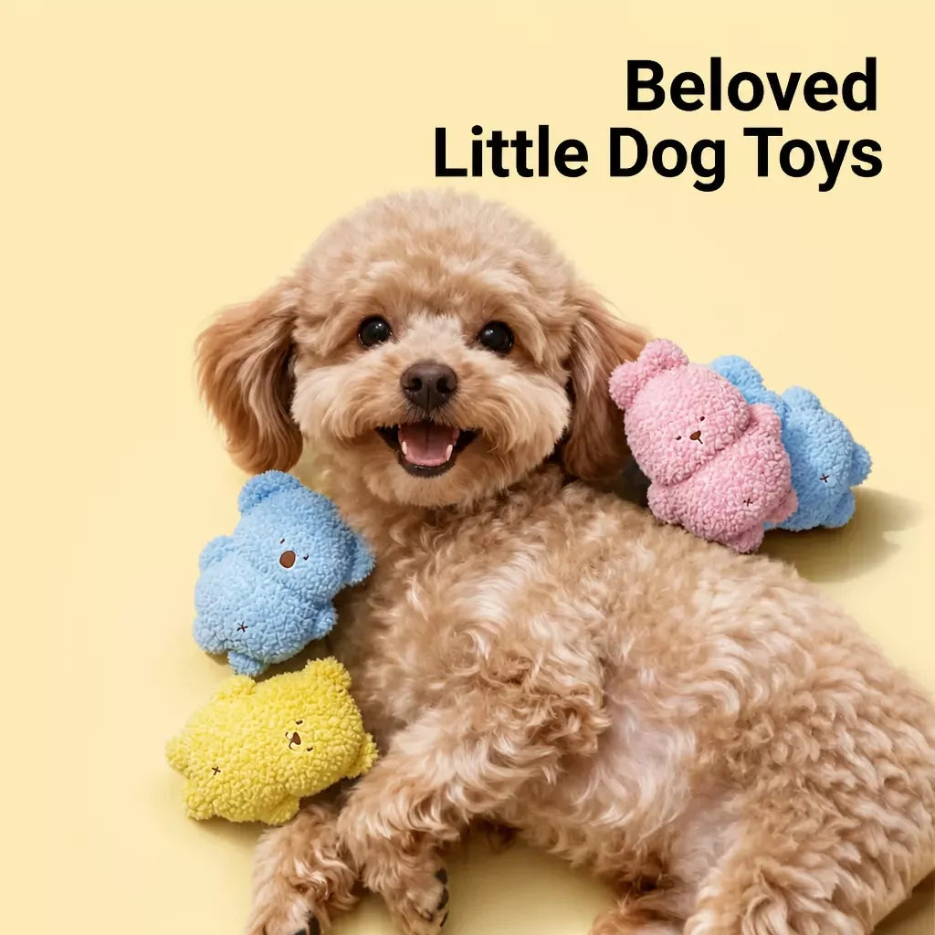 Plush Squeaky Dog Toy for Small Dogs