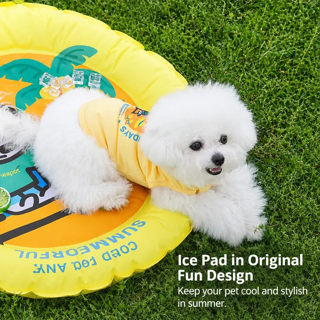 Summer Print Mesh Dog Tank Top for Small Dogs - product view