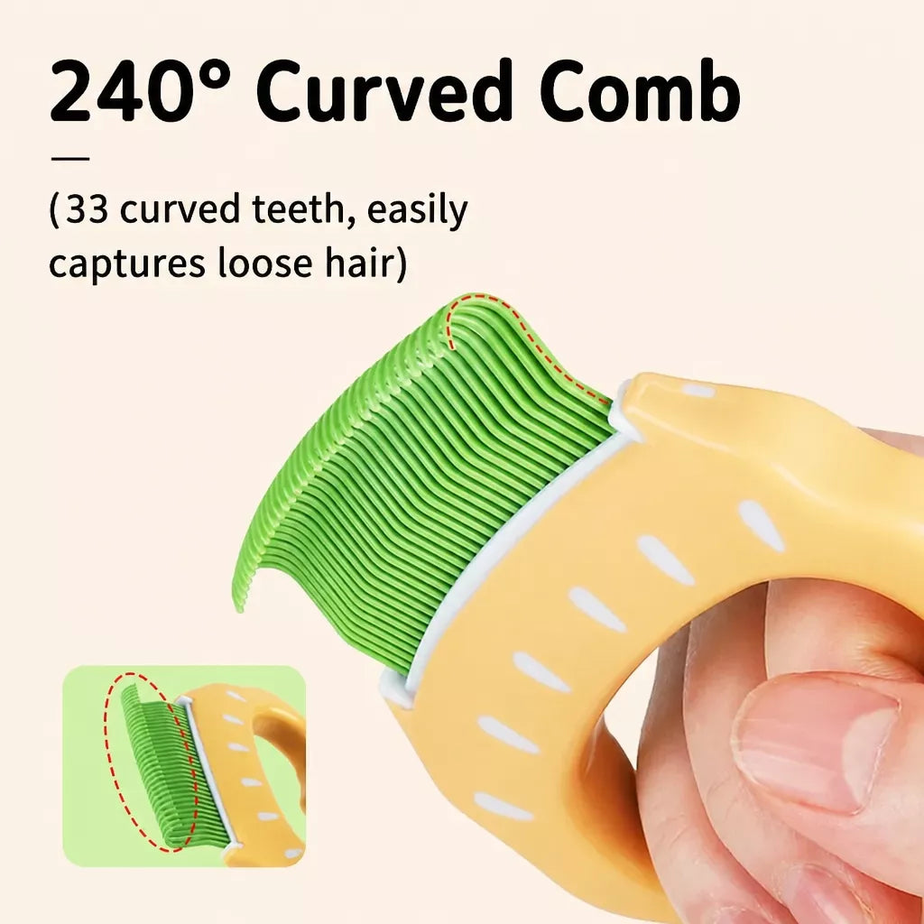 Shell Pet Grooming Comb — design and construction details