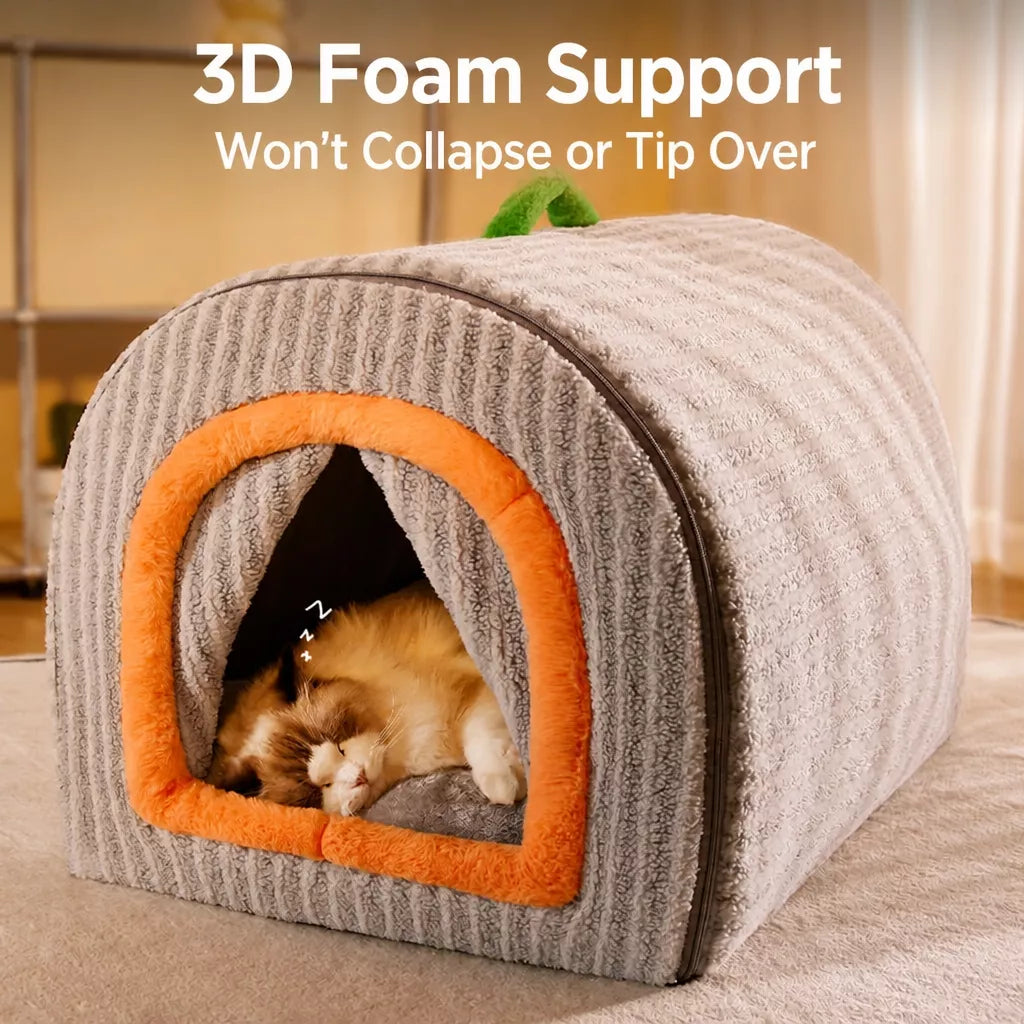 Enclosed Plush Pet House — design and construction details