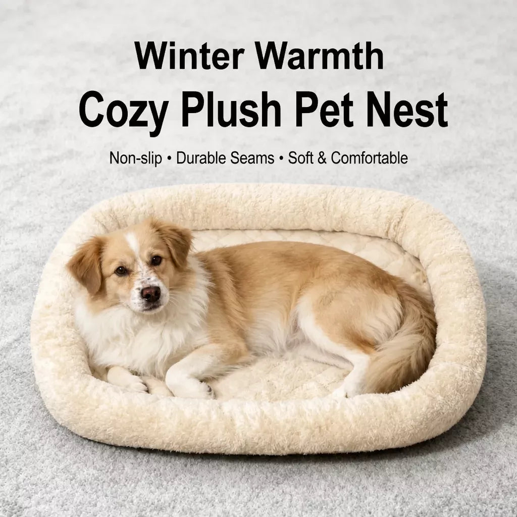 Quilted Plush Pet Bed — design and construction details
