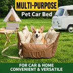 Faux Leather Pet Car Bed — design and construction details