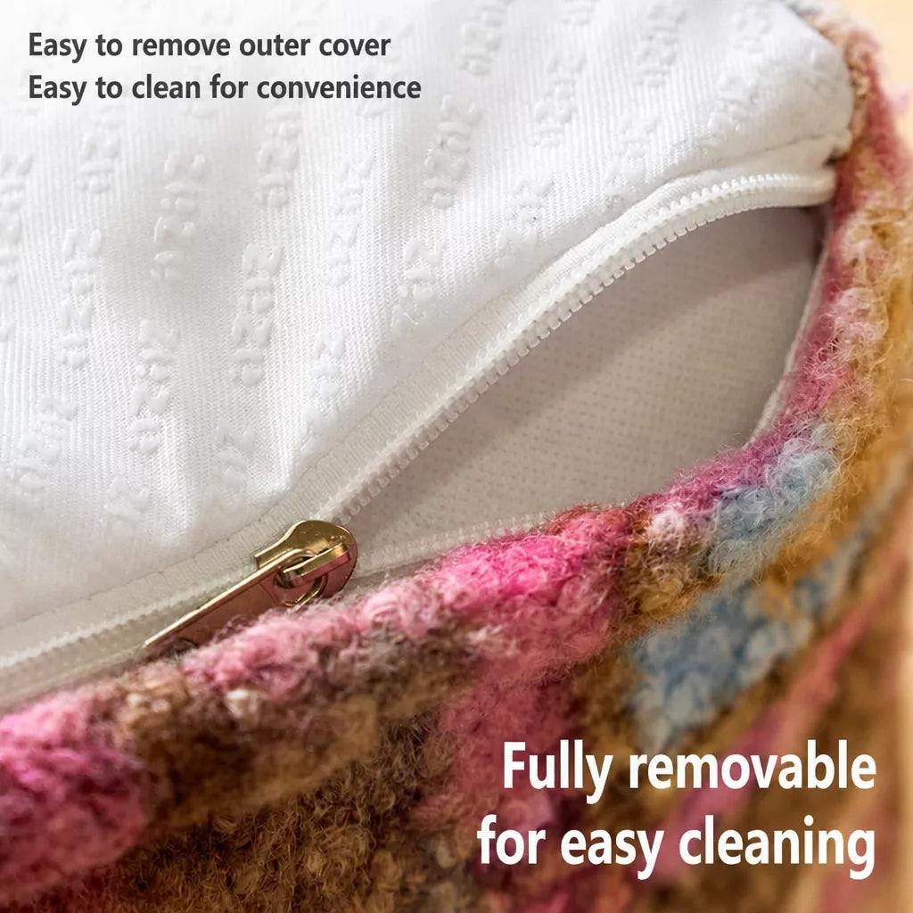 Zippered removable pet sofa cover