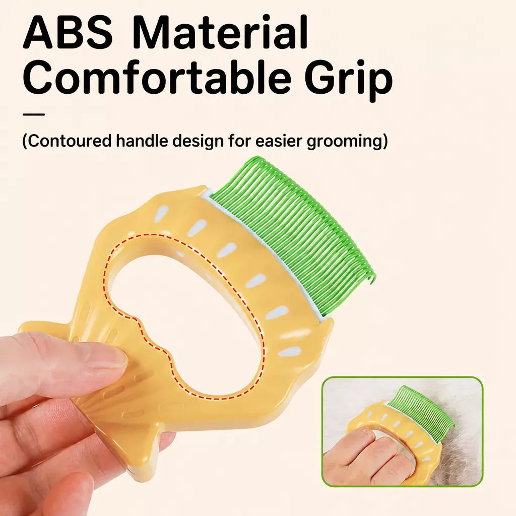 Shell Pet Grooming Comb — design and construction details