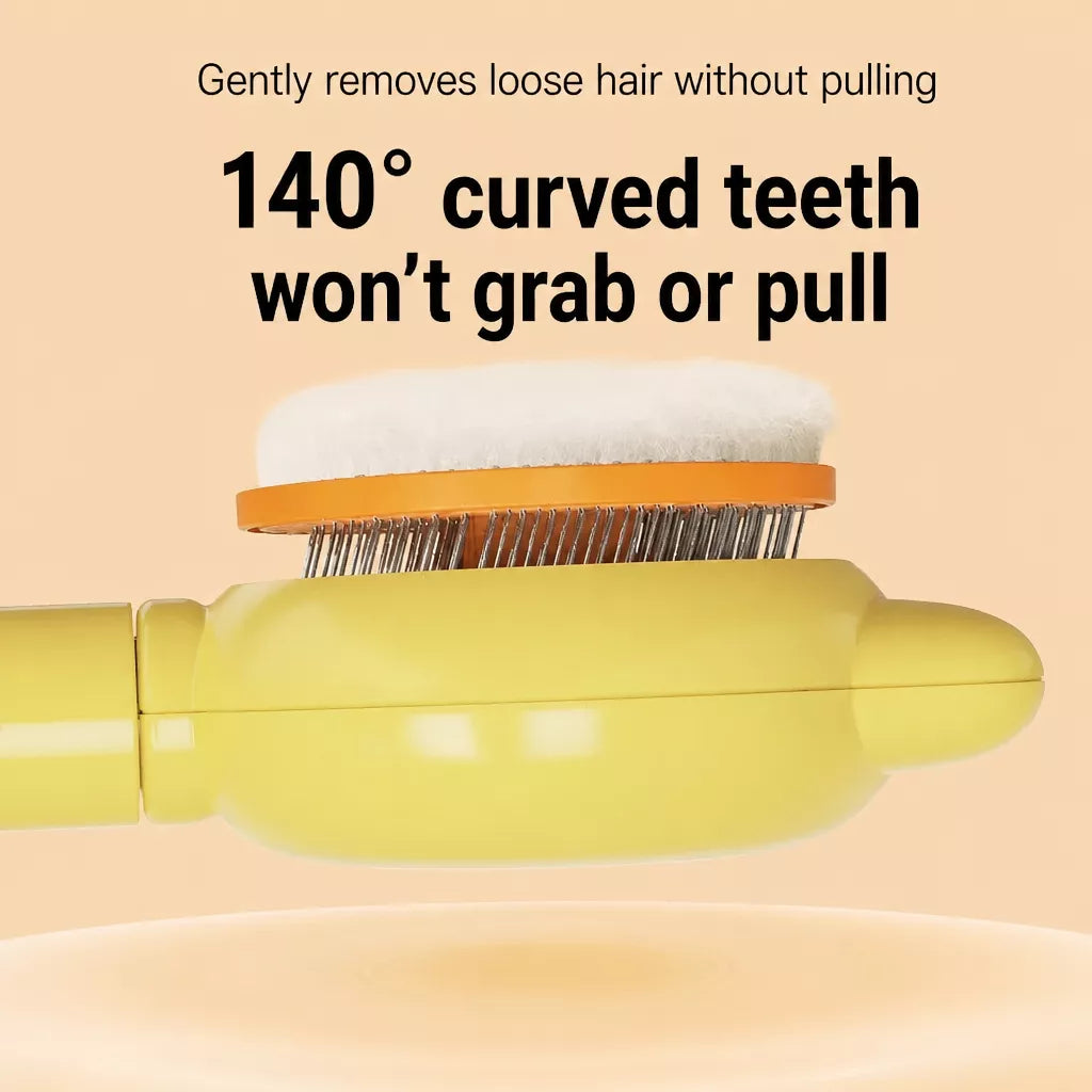 Long-Hair Pet Pin Brush for Cats and Dogs
