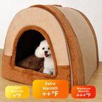 Fold-Flat Plush Pet House — design and construction details