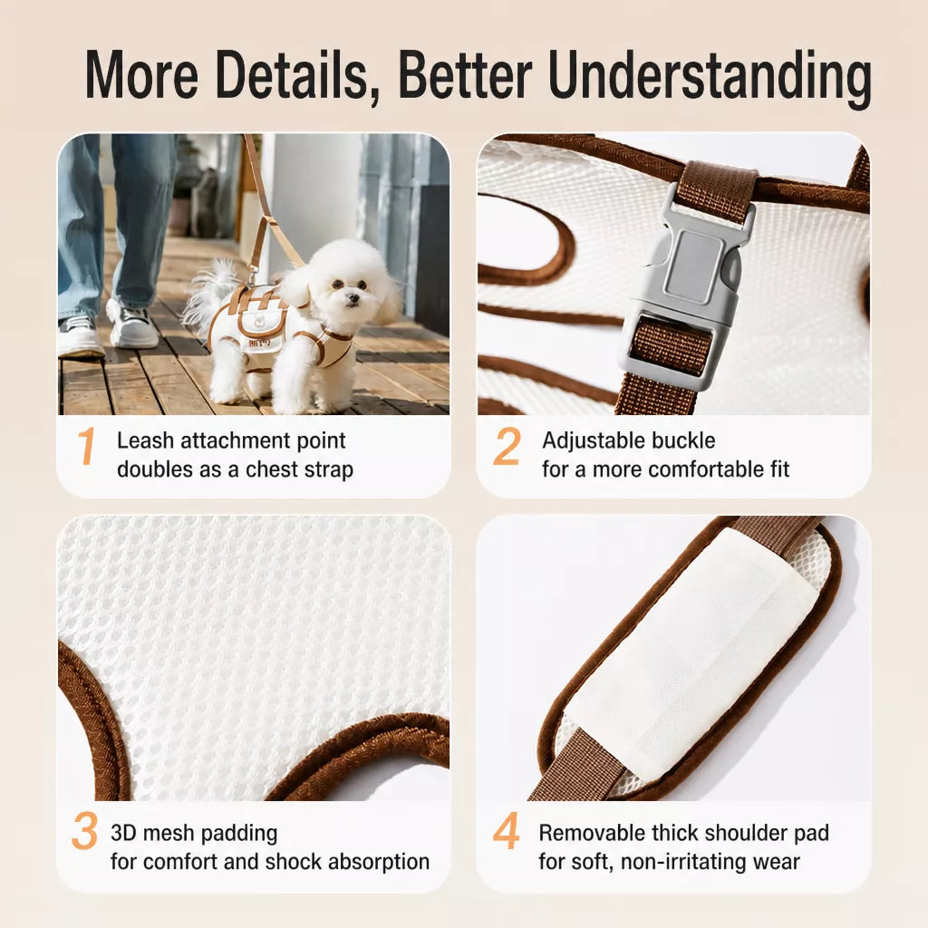 Horizontal Leg-Out Pet Carrier — design and construction details