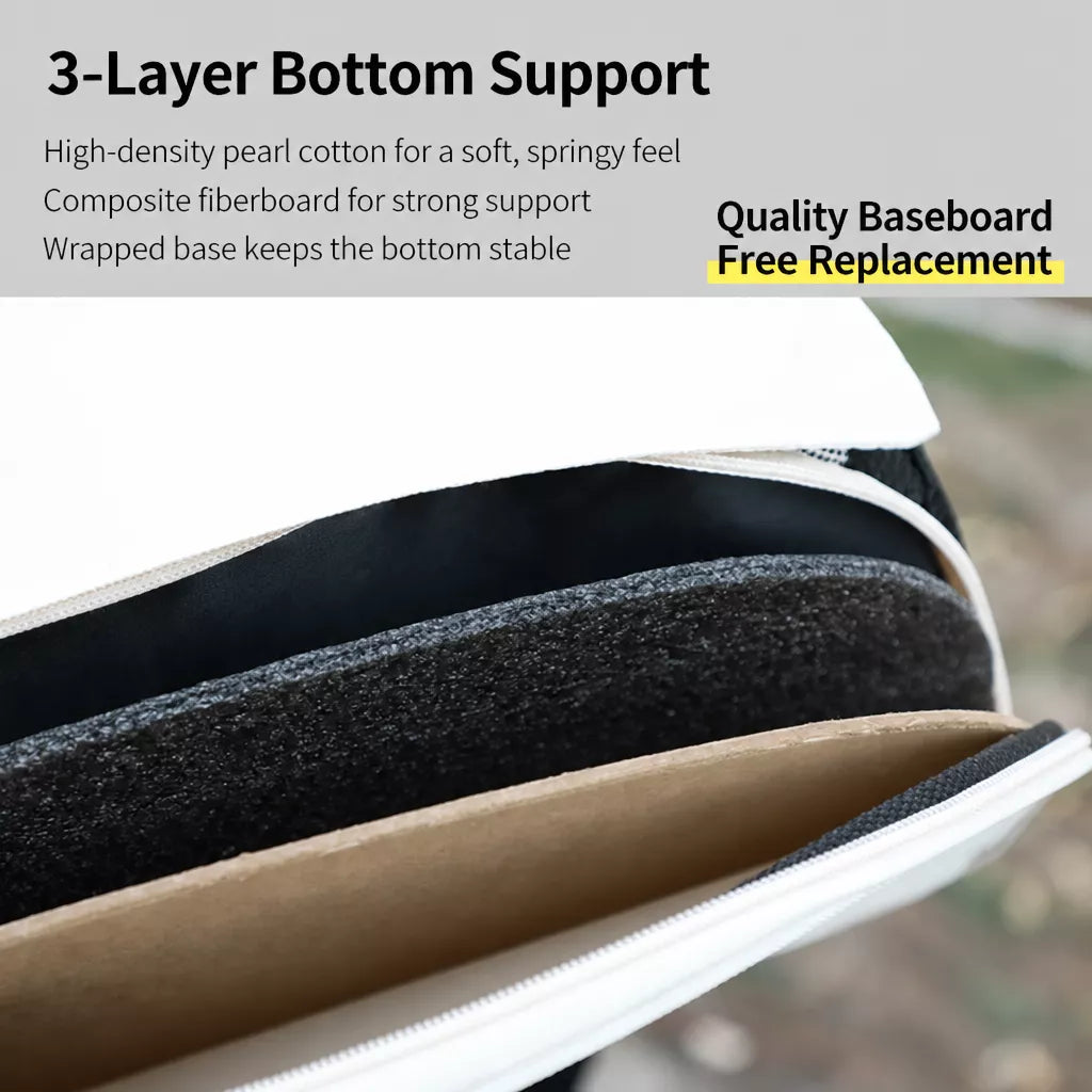 Mesh Front and Back Pet Carrier with Supportive Base - product view