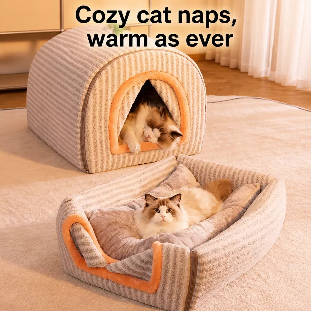 Enclosed Plush Pet House — design and construction details