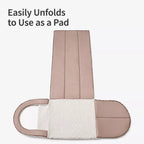 Arched pet bed opened out flat