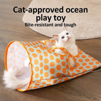 Cat Crinkle Tunnel and Hideaway Bag Toy
