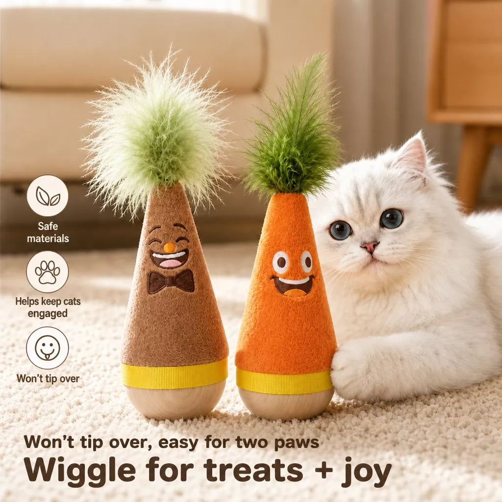 Self-Righting Foam Toy for Cats and Dogs