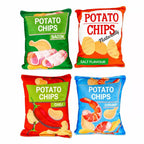 Plush Potato Chip Crinkle Toy for Dogs and Cats