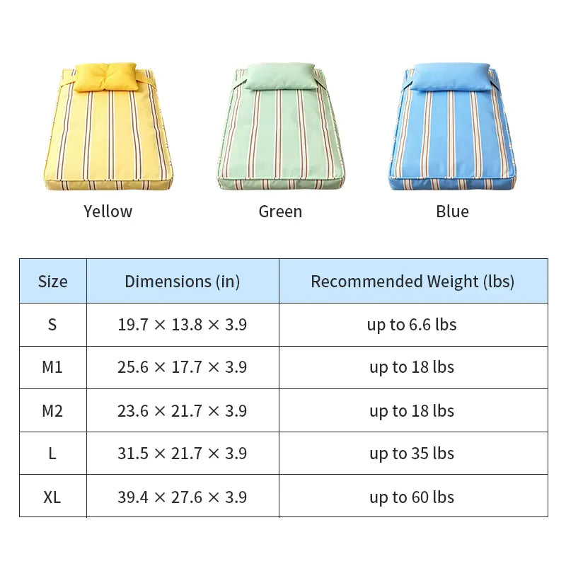Washable Cooling Pet Mat with Removable Cushion feature detail 6
