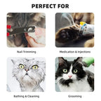 Transparent Cat Grooming Muzzle Helmet feature detail 8