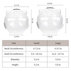 Transparent Cat Grooming Muzzle Helmet feature detail 9
