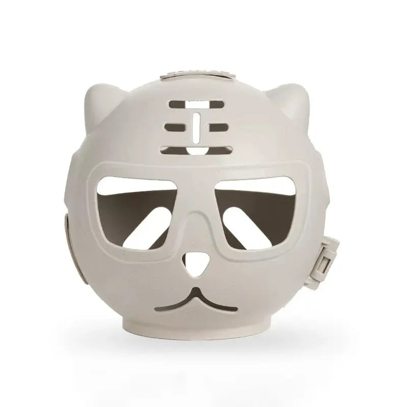 Transparent Cat Grooming Muzzle Helmet variant