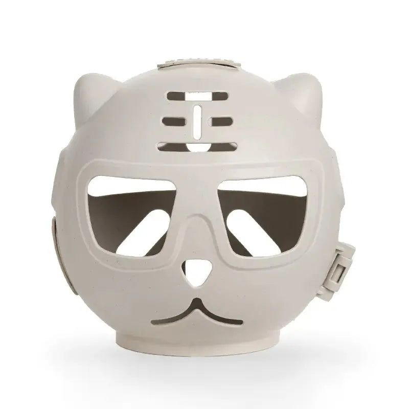 Transparent Cat Grooming Muzzle Helmet variant