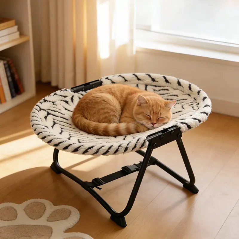Foldable Elevated Cat Hammock Bed product view
