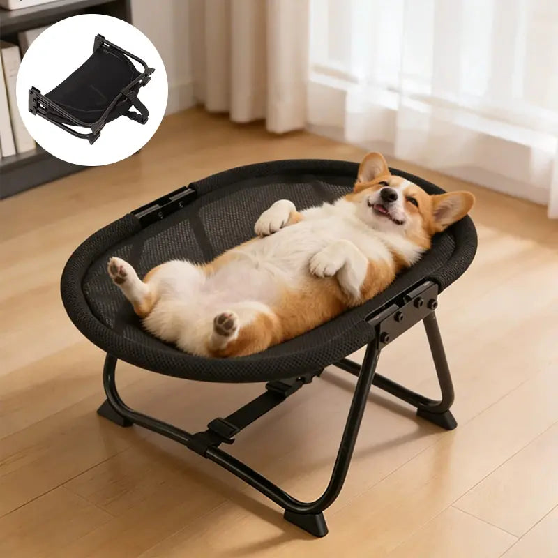 Foldable Elevated Cat Hammock Bed feature detail 2