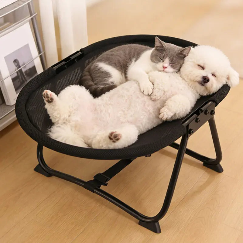 Foldable Elevated Cat Hammock Bed feature detail 3