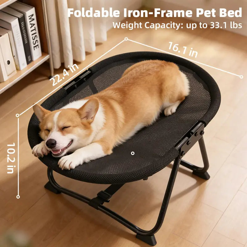 Foldable Elevated Cat Hammock Bed feature detail 7
