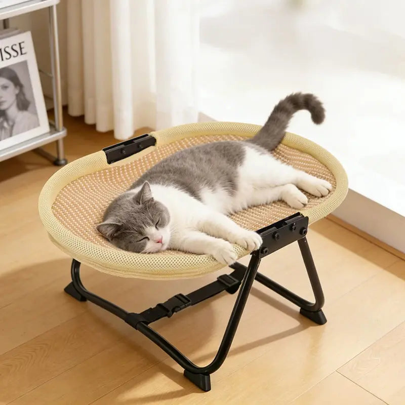 Foldable Elevated Cat Hammock Bed variant