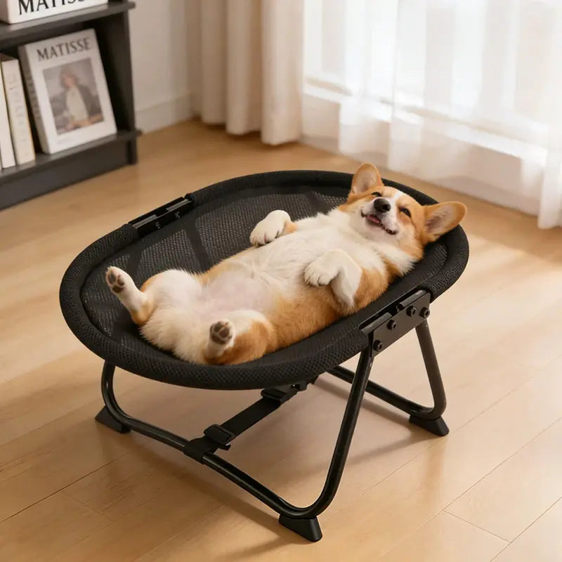 Foldable Elevated Cat Hammock Bed variant