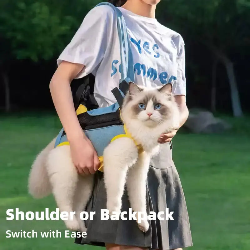 Adjustable Front Pet Carrier Vest feature detail 1