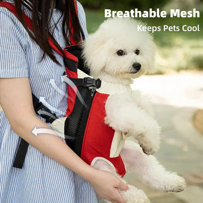 Adjustable Front Pet Carrier Vest feature detail 4