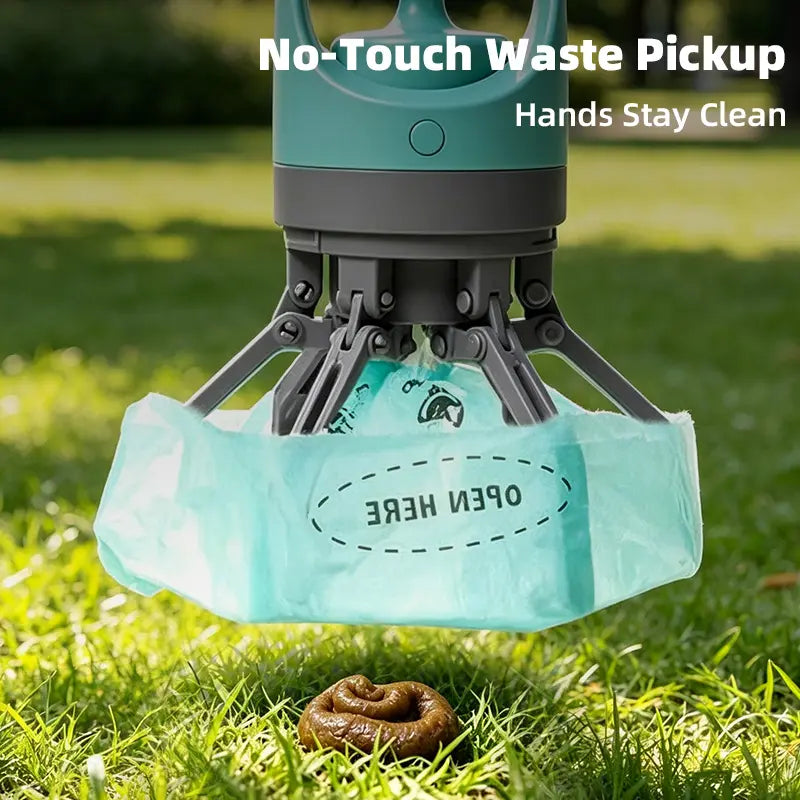 No-Touch Dog Waste Scooper with 15 Bags feature detail 1