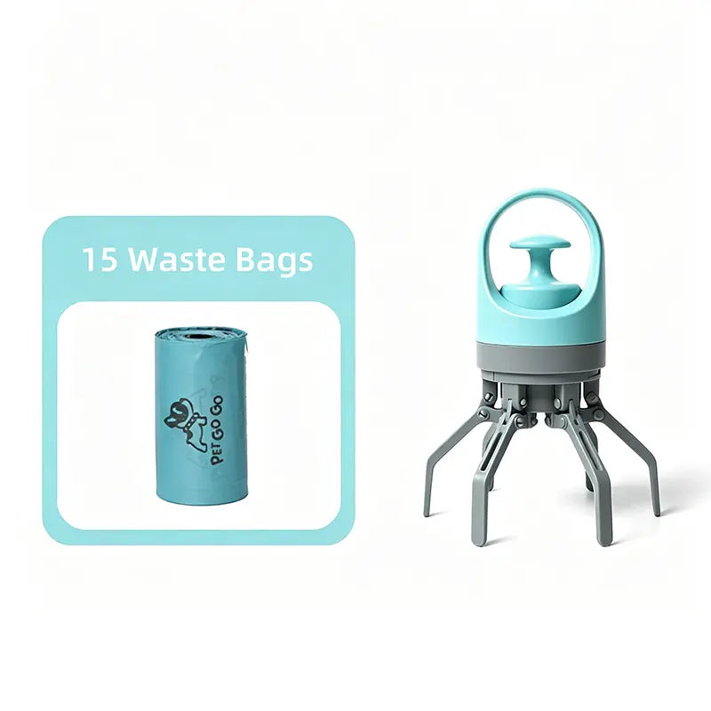 No-Touch Dog Waste Scooper with 15 Bags variant